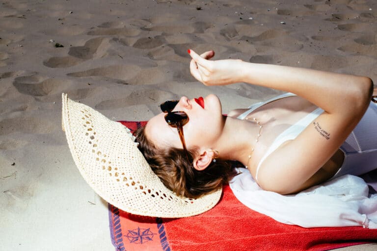 shooting photo à la plage